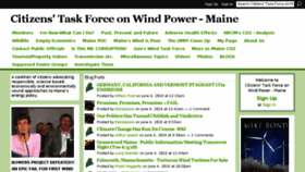 What Windtaskforce.org website looked like in 2018 (5 years ago)