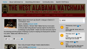 What Westalabamawatchman.com website looked like in 2018 (5 years ago)
