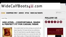 What Widecalfboots4u.com website looked like in 2018 (5 years ago)