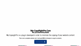 What Wp-copyrightpro.com website looked like in 2018 (5 years ago)