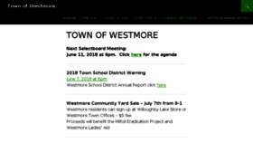 What Westmoreonline.org website looked like in 2018 (5 years ago)