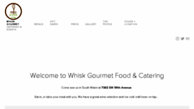 What Whiskgourmet.com website looked like in 2018 (5 years ago)