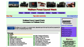 What Walthamforestcouncilwatch.org website looked like in 2018 (5 years ago)