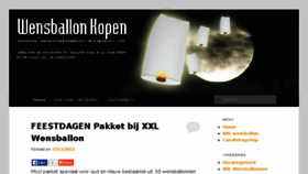 What Wensballon-kopen.nl website looked like in 2018 (5 years ago)
