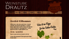 What Weinstube-drautz.de website looked like in 2018 (5 years ago)