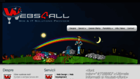 What Webs4all.ro website looked like in 2018 (5 years ago)
