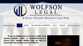What Wolfsonlegal.com website looked like in 2018 (5 years ago)