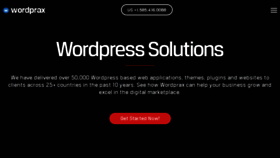 What Wordprax.com website looked like in 2018 (5 years ago)
