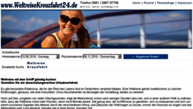 What Weltreisekreuzfahrt24.de website looked like in 2018 (5 years ago)