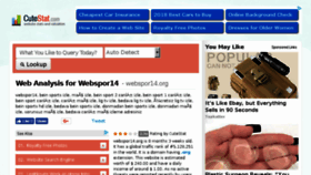 What Webspor14.org.cutestat.com website looked like in 2018 (5 years ago)