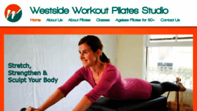 What Westsideworkout.com website looked like in 2018 (5 years ago)