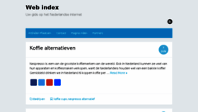 What Web-index.nl website looked like in 2018 (7 years ago)