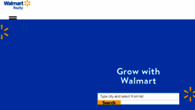 What Walmartrealty.com website looked like in 2018 (5 years ago)