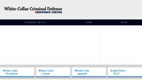 What Whitecollarcrimeresources.com website looked like in 2018 (5 years ago)