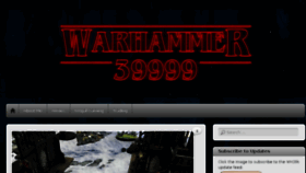 What Warhammer39999.com website looked like in 2018 (5 years ago)