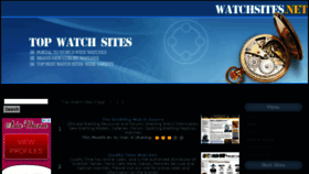 What Watchsites.net website looked like in 2018 (5 years ago)