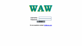 What Waw.com website looked like in 2018 (5 years ago)