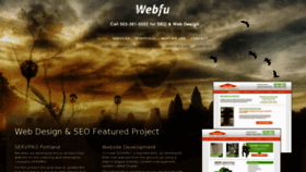What Webfu-design.com website looked like in 2018 (5 years ago)