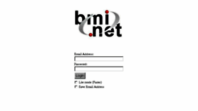 What Webmail.bmi.net website looked like in 2018 (5 years ago)