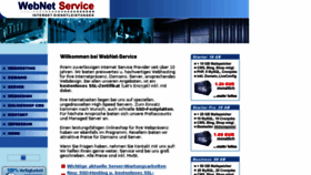 What Webnet-service.de website looked like in 2018 (5 years ago)