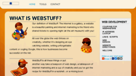 What Webstuff.org website looked like in 2018 (5 years ago)