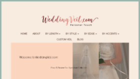 What Weddingveil.com website looked like in 2018 (5 years ago)