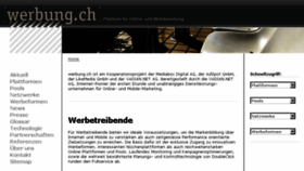 What Werbung.ch website looked like in 2018 (5 years ago)
