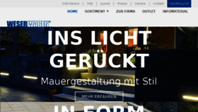 What Weserwaben.de website looked like in 2018 (5 years ago)