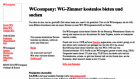 What Wgcompany.de website looked like in 2018 (5 years ago)