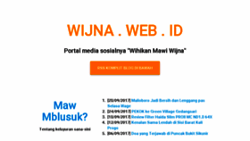 What Wijna.web.id website looked like in 2018 (5 years ago)