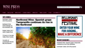 What Winepressnw.com website looked like in 2018 (5 years ago)