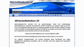 What Wirtschaftslexikon24.net website looked like in 2018 (5 years ago)