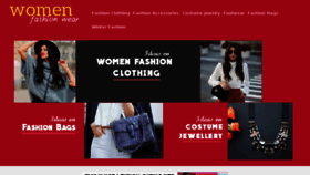 What Womenfashionwear.com website looked like in 2018 (5 years ago)