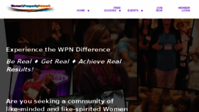 What Womensprosperitynetwork.com website looked like in 2018 (5 years ago)