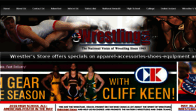 What Wrestlingusa.com website looked like in 2018 (5 years ago)