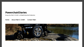 What Wheelchairjunkie.com website looked like in 2018 (5 years ago)