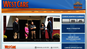 What Westcare.com website looked like in 2018 (5 years ago)