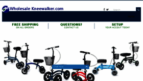 What Wholesalekneewalker.com website looked like in 2018 (5 years ago)