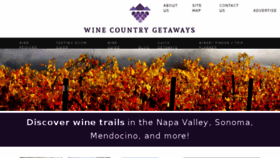 What Winecountrygetaways.com website looked like in 2018 (5 years ago)