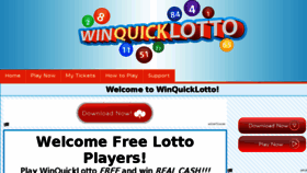 What Winquicklotto.com website looked like in 2018 (5 years ago)