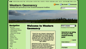 What Westerngeomancy.org website looked like in 2018 (5 years ago)