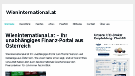 What Wieninternational.at website looked like in 2018 (5 years ago)