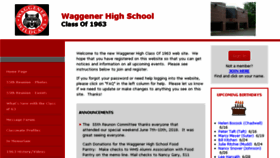 What Waggener63.com website looked like in 2018 (5 years ago)