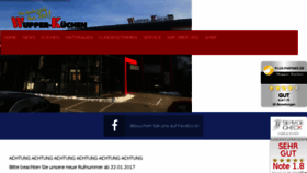 What Wupper-kuechen.de website looked like in 2018 (7 years ago)