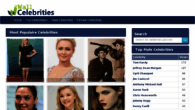 What Wallofcelebrities.com website looked like in 2018 (5 years ago)