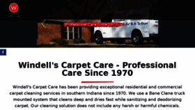 What Windellscarpetcare.com website looked like in 2018 (5 years ago)