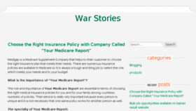 What Warstories.cc website looked like in 2018 (5 years ago)