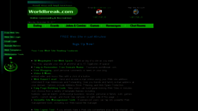 What Worldbreak.com website looked like in 2018 (5 years ago)