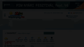 What Ww.koponyeg.hu website looked like in 2018 (5 years ago)