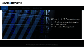 What Wizcompute.com website looked like in 2018 (5 years ago)